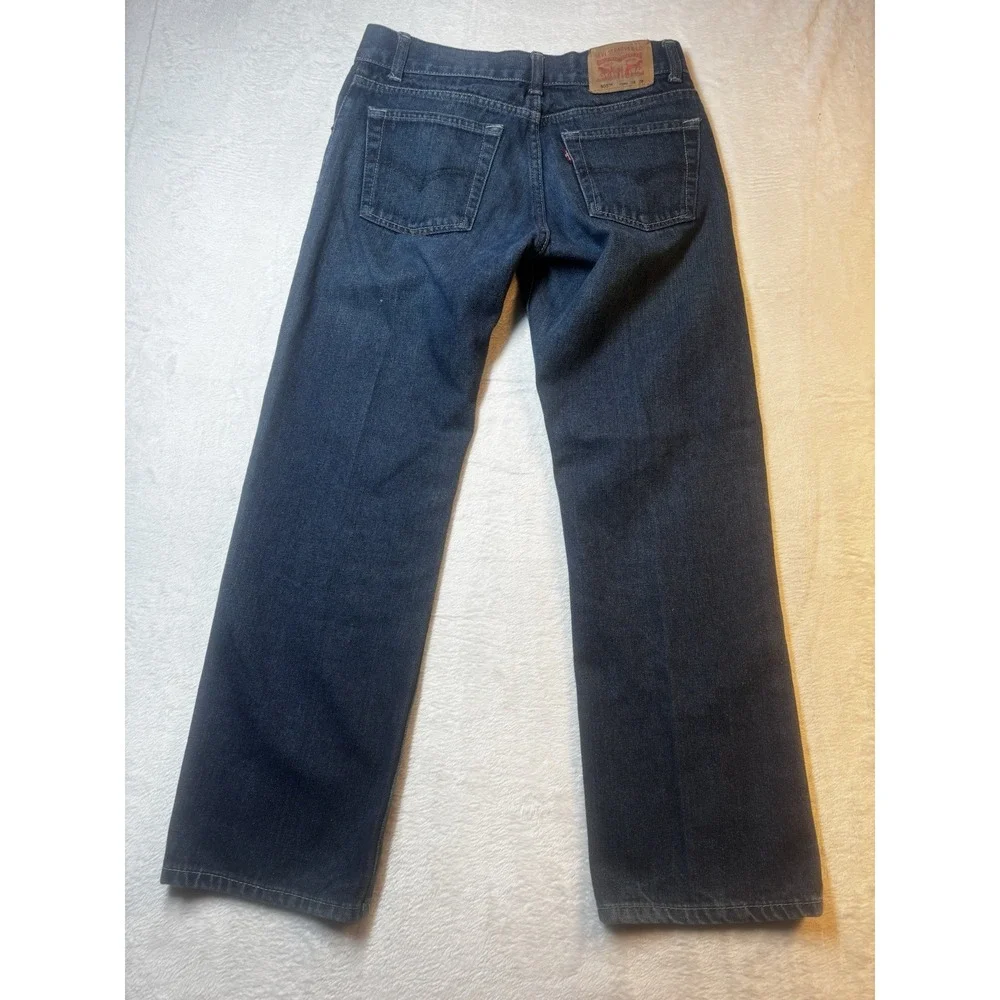 Levis‎ 505 Jeans 16 Regular 28x28 (actual 28x27) Regular Fit Blue Distressed